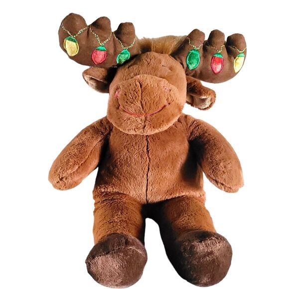 Build A Bear Christmas Plush Hal The Moose Stuffed Animal Holiday Edition - Picture 1 of 7